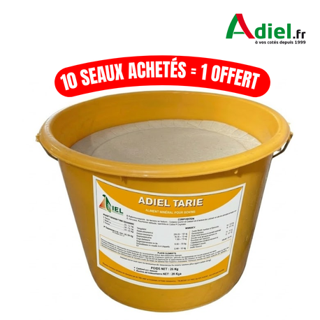 Seau à lécher Tarie