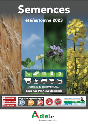 Catalogue Adiel Fourragères et Couverts Végétaux 2022