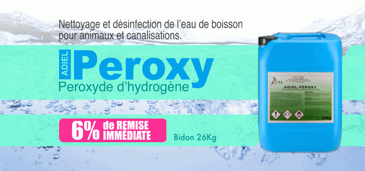 Potabilisation des eaux : Adiel Peroxy en promotion chez Adiel France