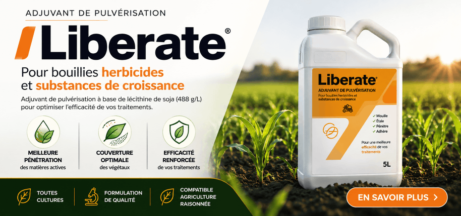 Liberate adjuvant premium pour bouillies herbicides