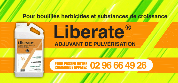 Liberate adjuvant premium pour bouillies herbicides