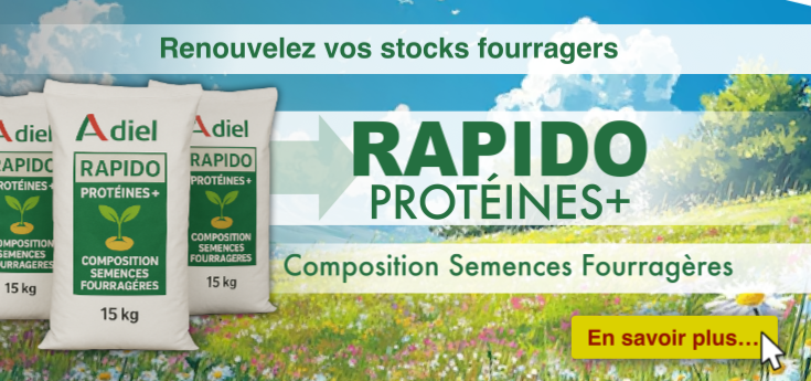 Rapido prot&eacute;ines plus, produisez vos prot&eacute;ines &agrave; la ferme !