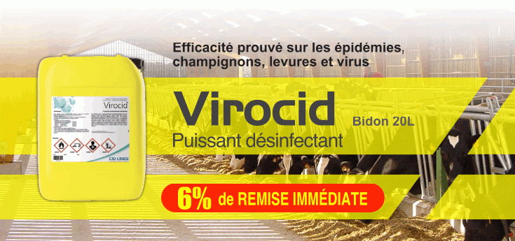 Virocid, puissant désinfectant en promotion chez Adiel France
