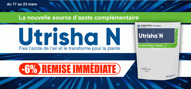 Découvrez Utrisha N la nouvelle source d'azote complémentaire