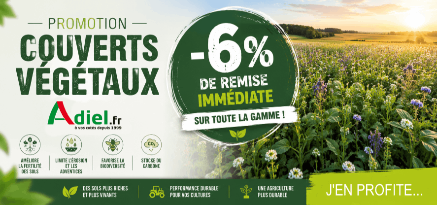 Promotion Couverts V&eacute;g&eacute;taux chez Adiel France