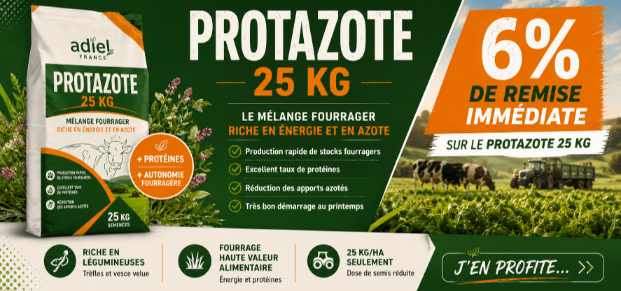M&eacute;lange Protazote en promotion exceptionnelle chez Adiel France